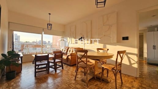 Apartamento Reciclado.Living Cocina  2 Dormitorios Baño Pation - Malvin