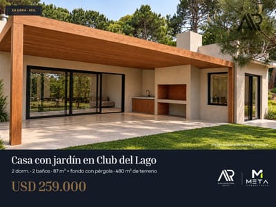 Casa en venta c/ cochera en Laguna Del Sauce