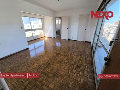 Alquiler Apartamento Pocitos Mono muy grande Calefacción