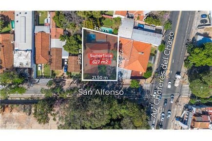 Vendo Terreno de 627 M2 en Recoleta cuenta con casa de 2 pisos y piscina 