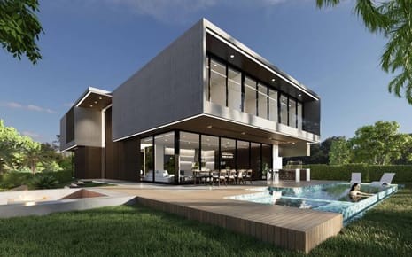 CASA DE LUJO EN PREVENTA - LAS PALMERAS COLINAS DEL URUBO