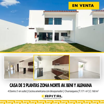 Casas en venta a estrenar en zona norte