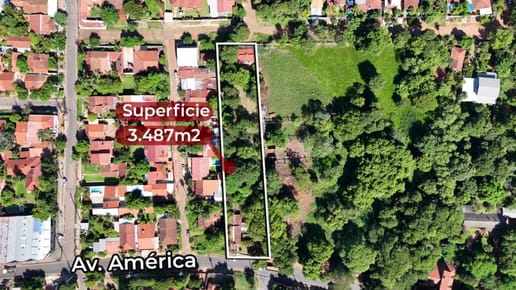 En venta amplio terreno en Luque sobre la calle América.