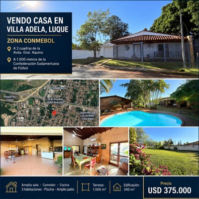 Casa en Villa Adela Luque