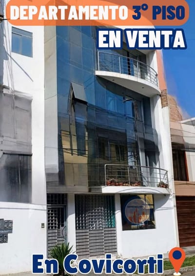 Vendo Departamento 3° Piso  En Covicorti 