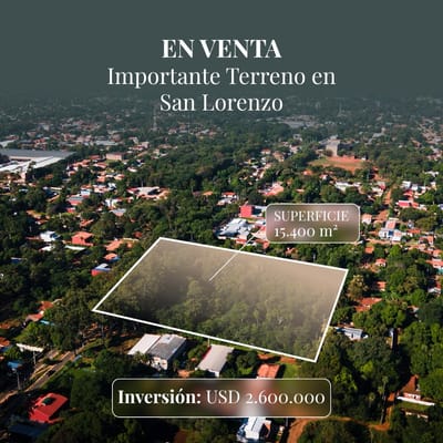 Imponente Terreno de 1.5 Ha en San Lorenzo – Ideal Desarrolladores