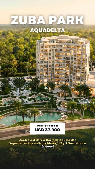 EN VENTA DEPARTAMENTOS EN ZUBA PARK-AQUADELTA
