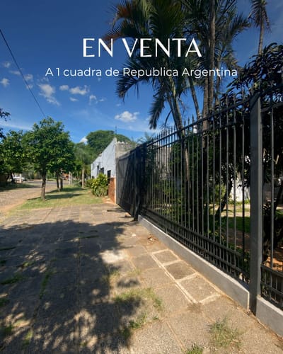 OFERTA 560.000.000 GS TERRENO CON CASA OPORTUNIDAD UNICA
