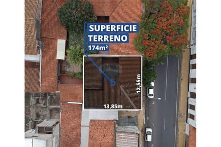 Vendo propiedad en el centro de Asunción para estacionamiento o vivienda 