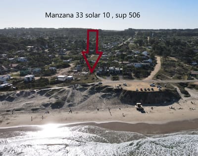 ¡excepcional Terreno 506m² En Primera Línea De Playa En La Paloma Vista Inmejora