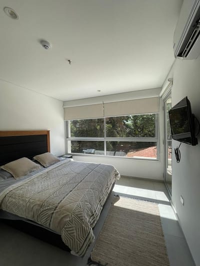 EN ALQUILER - Hermoso departamento amoblado yde 1 dormitorio en Villa Morra