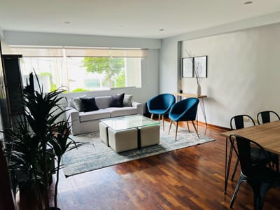 Alquiler de dpto. 3 dorm amoblado Av. Santa Cruz Miraflores