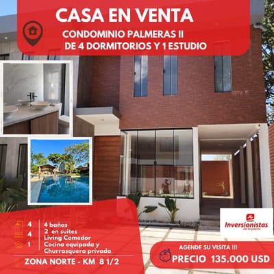 CASA EN VENTA DE  DOS PLANTAS 