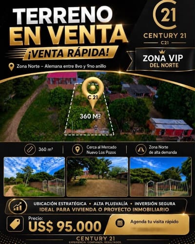 TERRENO EN ZONA NORTE 