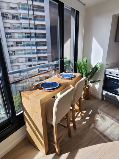 Alquiler monoambiente amueblado | Piso 9 | More Buceo