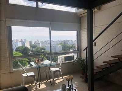 POCITOS, un dormitorio, equipado totalmente.