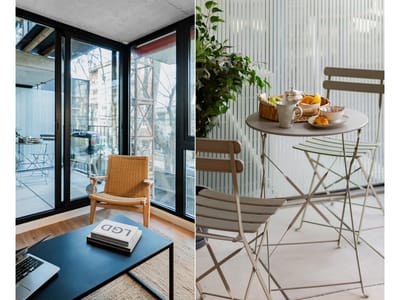 POCITOS: Edificio nuevo, apartamento con garaje