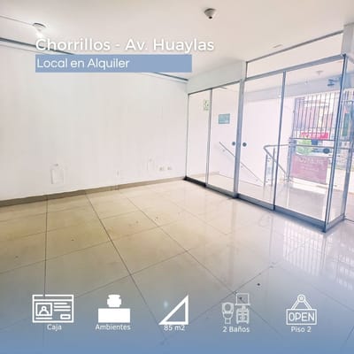 Local Comercial En Alquiler En Chorrillos