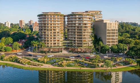 2 Dormitorios en V tower del lago