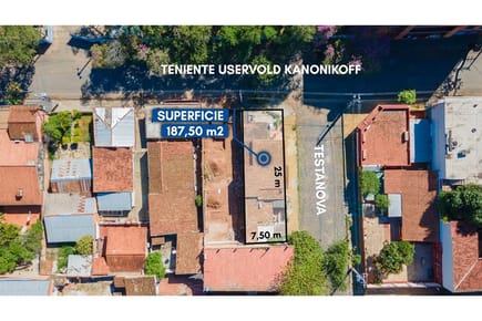 Venta de terreno en Esquina Sajonia, frente al Puerto PAKSA
