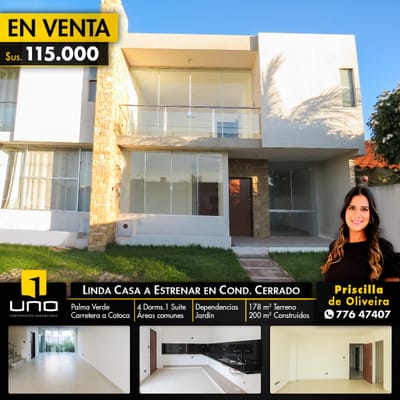 LINDA CASA A ESTRENAR