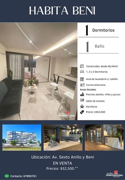 DEPARTAMENTO DE 1 DORMITORIO A ESTRENAR