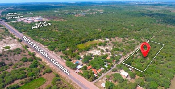 Vendo 1 Hectarea - En la ciudad de Jose Flacon.