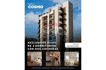 Departamento-Venta-PY Asunción Las Mercedes Jose Berges y Boqueron Jose Berges…