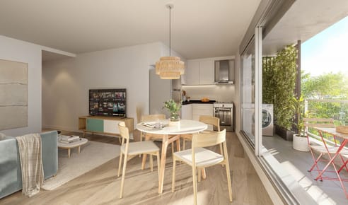 Venta apartamento monoambiente  con balcón Tres Cruces
