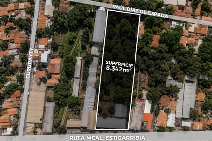 Vendo Terreno 8.342 m² | Av. Mcal. Estigarribia