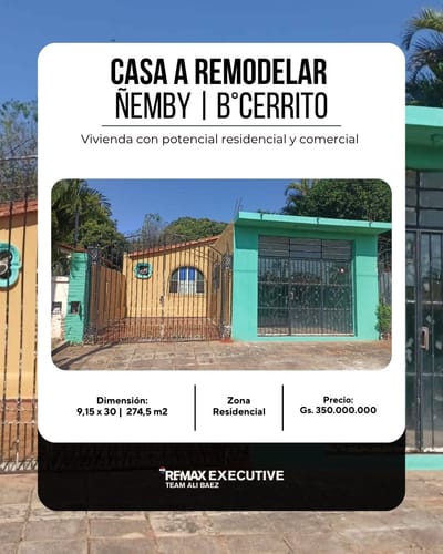 EN VENTA | Propiedad con Potencial Comercial y Residencial en Ñemby