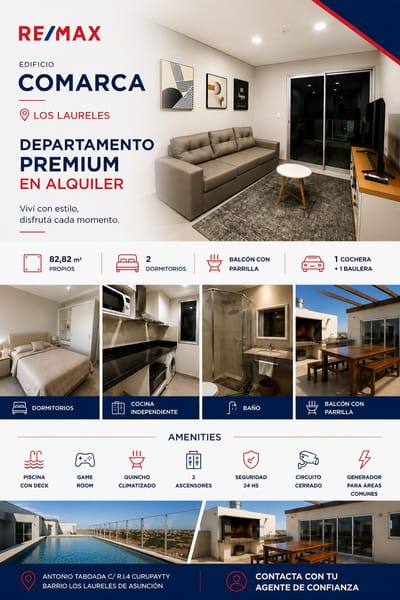 Alquilo Depto Premium en Los Laureles 