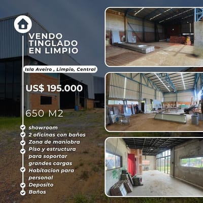 ???? Venta de Depósito / Tinglado en Limpio – Zona Estratégica
