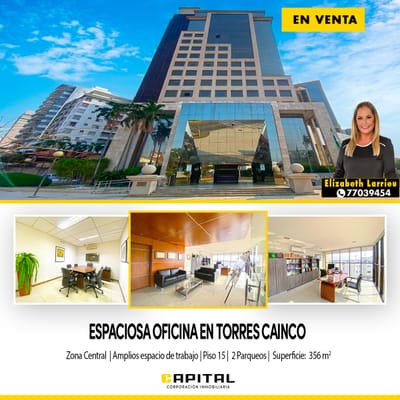 Oficina en venta zona central edificio Torres Cainco