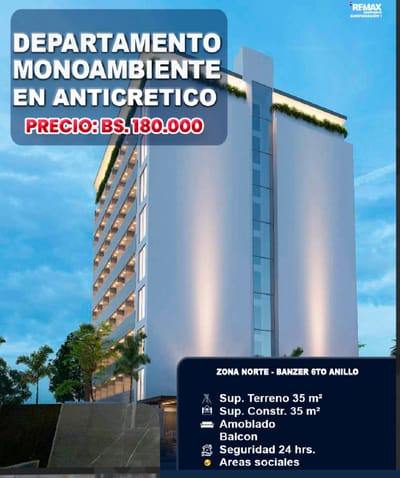 Monoambiente Anticretico 