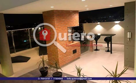 EN ALQUILER Hermoso Monoambiente full lujo