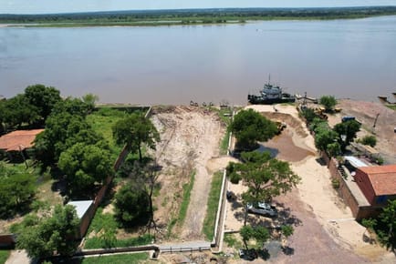 VENDO TERRENO A ORILLAS DEL RÍO PRAGUAY