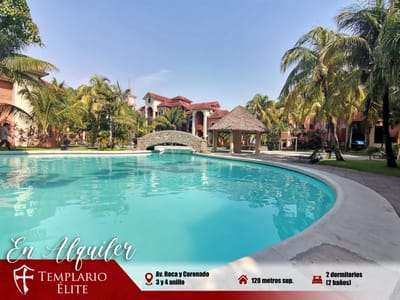 AMPLIO DEPARTAMENTO TOTALMENTE AMOBLADO DE 2 DORMITORIOS EN ALQUILER 