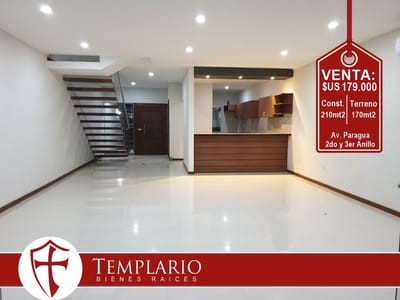 Av. Paragua 2do. y 3er. anillo - Casa a estrenar - Zona Norte