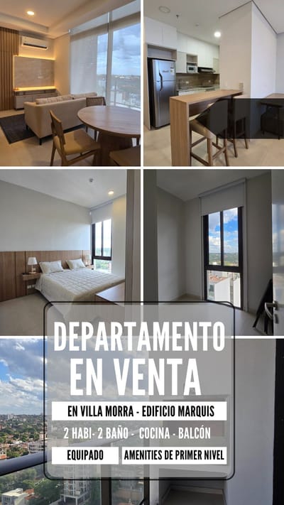 VENTA DE HERMOSO DPTO AMOBLADO EN EL EDIFICIO MARQUIS