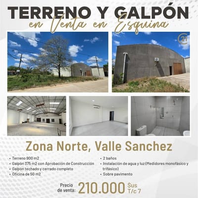 GALPON EN VENTA EXCELENTE OPORTUNIDAD DE INVERSIÓN