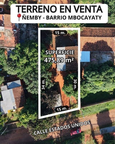 TERRENO A LA VENTA EN ÑEMBY