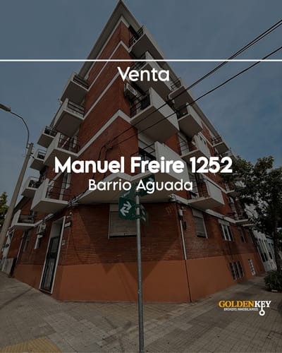 Venta Apartamento 2 Dormitorios y balcón barrio Aguada