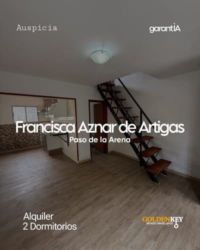 Alquiler Apartamento 2 Dormitorios patio y balcon barrio Paso de la Arena