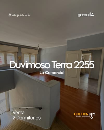 Venta Apartamento 2 Dormitorios y balcon barrio La Comercial