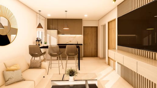 En venta departamentos en pozo en el Edificio Ayre Santa Teresa 