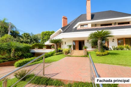 Residencia de 7 habitaciones en esquina con lote de 2.646 M2 en Asunción 