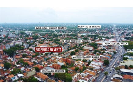 Terreno c/Construcción a Refaccionar y/o Terminar - Asunción B°Ciudad Nueva