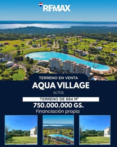 VENDO TERRENO EN AQUA VILLAGE 