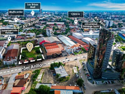 Terreno Comercial en Venta – Zona Norte TOP de Santa Cruz